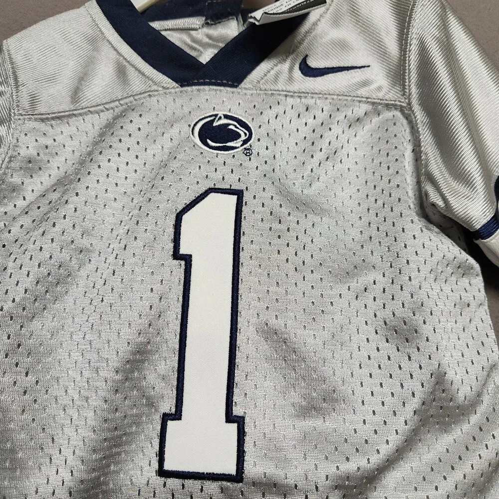 Nike Penn State Lions Infant 2Pc Football Jersey Outfit Track Suit 3/6M 167